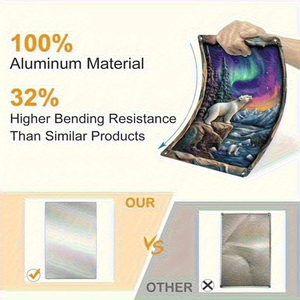 CIFbuy Targa personalizzabile in metallo decorativo da 12x6 pollici con palmetto della Carolina del Sud - Product Image 5