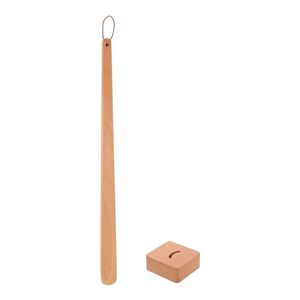 Chausse-pied en bois élégant et pratique à long manche pour chaussures professionnelles et usage quotidien - Product Image 5