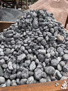 TECHMICOM Vietnam - Natural Unpolished Black Pebble <b>Stone</b> for Luxury Garden Landscape and Home Decoration - Product Image 1