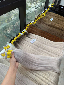 เครื่องต่อผมนาซ่าเรมี่100กรัมผมบริสุทธิ์เป็นกลุ่มผ้าสองชั้นยาว65ซม. - Product Image 5