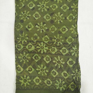 100% Cotton Hand Block Print <b>Sarong</b> Beach <b>Wrap</b> Pareo Swim Cover Up Boho Scarf Shawl Resort Wear Summer Vacation - Product Image 3