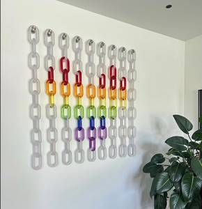 Sculpture murale artistique moderne en résine personnalisée, multicolore, faite à la main, fonctionnelle, pour décoration intérieure, anniversaire, mariage - Product Image 4