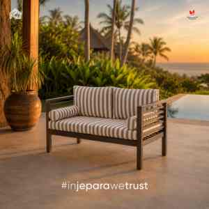 Custom Luxury Teak Wood Outdoor Sofa <b>Set</b> for Hotel Villa Resort Patio Garden Handmade Furniture Indonesia - Product Image 1