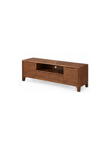 Mueble de Salón Minimalista de Madera Maciza con 3 Cajones y 1 Estante, Mueble de TV Moderno para el Hogar - Product Image 3