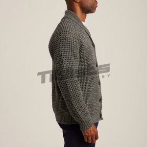 Soft Knit Men <b>Cardigans</b> With Elegant Front <b>Button</b> Design For Modern Casual Fashion Wear Men <b>Cardigans</b> - Product Image 4