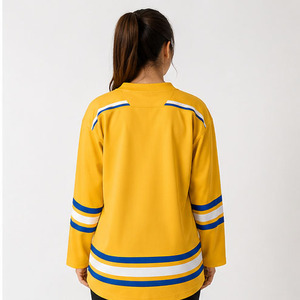 Fabricante de Camisetas de Hockey sobre Hielo para Mujer, Camiseta Deportiva con Cuello en V, Manga Larga, Venta al Por Mayor - Product Image 2