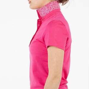 OEM High Quality <b>women's</b> Casual Wear Wicking Polyester Rayon <b>Polo</b> <b>Shirt</b> For Wholesale - Product Image 2