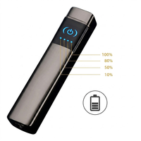 Briquet électronique à double arc rechargeable Serigs, coupe-vent, de qualité supérieure, pour fumer des cigarettes, luxueux et portable