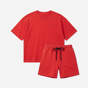 Ensemble décontracté 2 pièces pour femme avec impression personnalisée : T-shirt à manches courtes et short oversize - Product Image 4