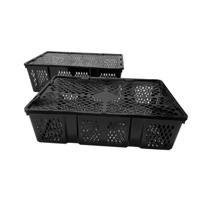 Ventilated PP <b>Plastic</b> Longan Harvest <b>Crate</b> Stackable Agricultural Fruit Storage Basket - Product Image 4