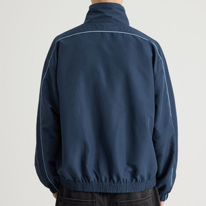 Veste de sport imperméable de haute qualité pour le camping en plein air, veste coupe-vent en polyester à fermeture éclair personnalisée en usine pour hommes - Product Image 3