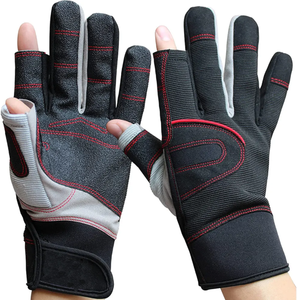 Guantes de Vela Impermeables de Alto Rendimiento y Durabilidad con Palma de Cuero PU para una Fuerte Agarre en la Palma de la Mano, Ideales para Velares Aventureros - Product Image 6