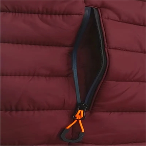 Veste matelassée unisexe en gros, personnalisable avec logo brodé, imperméable, écologique, à capuche, pour l'extérieur, décontractée - Product Image 6