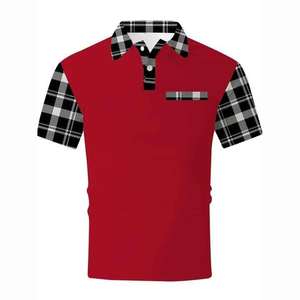 Camisetas Polo Deportivas de Golf para Hombre, Color Sólido, con Bolsillo en el Pecho, Corte Regular, Transpirables, para Verano, Estilo Urbano - Product Image 6