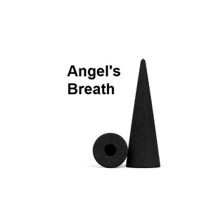 Conos de incienso Angel's Breath de la mejor marca al por mayor Conos de incienso de madera de reflujo aromático natural en negro - Product Image 1