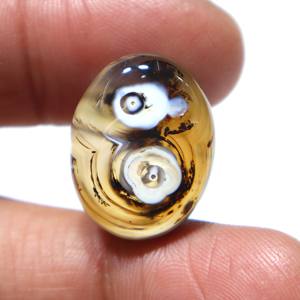 หินโมราอะเกตเจียระไนแบบหลังเบี้ยอะเกตตามธรรมชาติกำไลข้อมือหินอาเกตแบบเรียบขายส่งสำหรับหินอัญมณี - Product Image 1