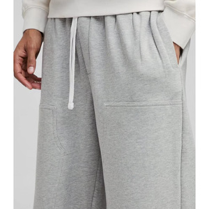 Baggy New Style Custom Logo Design Sweatpants for Men's Straight Casual Gym Jogger <b>Pants</b> Sports Sweatpants for sale - Product Image 2