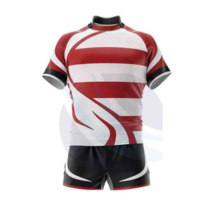 Ensembles d'uniformes de rugby de haute qualité, nouveau design, séchage rapide, respirant, prix de gros, fabriqué au Pakistan - Product Image 1