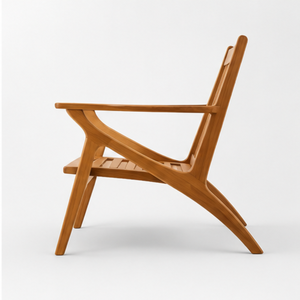 Sillón de Madera de Teca Sólida para Exteriores, Silla Moderna para Patio y Jardín, para Hotel, Resort, Villa, Fabricación de Muebles Premium de Indonesia - Product Image 4