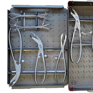 Juego de Pinzas de Reducción Ósea Ortopédicas de Alta Calidad, Modelo Anatómico de Ciencia Médica Profesional, Caja de Acero Inoxidable - Product Image 5