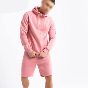 Ensembles d'été personnalisés pour hommes : Sweat à capuche à manches courtes et short, ensemble deux pièces, survêtement de jogging pour hommes - Product Image 4