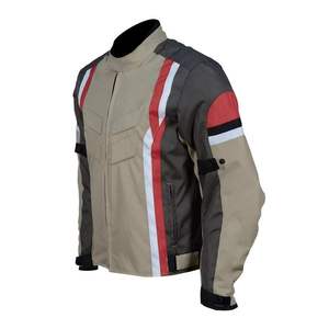 High Quality Printed Digital Print Racing <b>Mens</b> Winter Genuine <b>Leather</b> Motorbike <b>Jacket</b> Elbow Protector Waterproof Breathable - Product Image 5