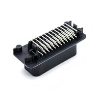 Conector de PCB de 35 pines para conexión de cable a placa automotriz, en ángulo recto, con contactos de latón, carcasa de nailon, clasificación IP68, modelo Jinhang35PL