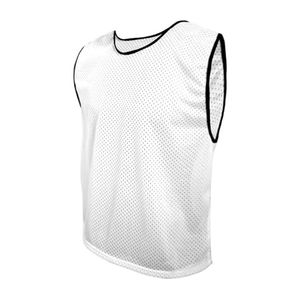 Red V Neck <b>Soccer</b> Training Bibs High Density Polyester Mesh Breathable Sweat Control Lightweight Match Ready Scrimmage Vests - Product Image 2