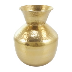 Vase de table vintage en fer métallique transparent craquelé, support décoratif pour fleurs, centre de table moderne pour salle à manger et salon - Product Image 5