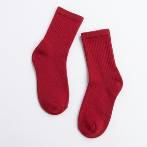 Custom Plain Crew <b>Socks</b> Comfortable Breathable Cotton Casual Daily Wear - Product Image 3