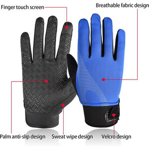 Guantes de Entrenamiento, Protección Completa de la Palma y Agarre Extra, Guantes para Gimnasio, Pesca, Esgrima, Levantamiento de Pesas, Entrenamiento, Fitness, Ejercicio - Product Image 4