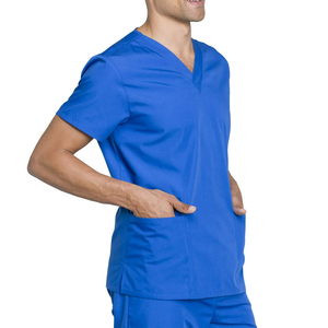 Conjuntos de uniformes médicos de punto sin costuras, transpirables, ecológicos, con tecnología de detección de agujas, de corte moderno, que incluyen top favorecedor y pantalones funcionales - Product Image 4