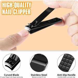 Juego de Herramientas de Belleza de Acero Inoxidable de 9 Piezas, Kit de Pinzas para Cejas con Cortaúñas, Removedor de Cutículas, Depilación Facial - Product Image 6
