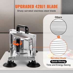 Affettatrice per Pomodori Professionale in Acciaio Inox 3/8 Pollici, Tagliaverdure Manuale Resistente - Product Image 4