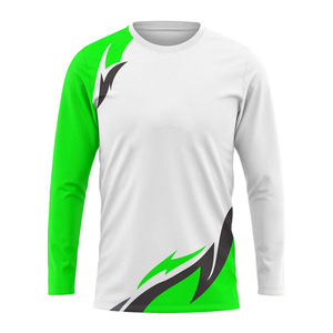 T-shirts tricotés à manches longues 2026 – Nouveauté en coton de haute qualité pour homme, design uni et col long - Product Image 1