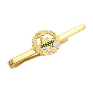 Clip de <span class=keywords><strong>cravate</strong></span> en émail doux 3D personnalisé, élégant, exquis, de luxe, classique, sophistiqué, créatif, durable, de qualité supérieure - Product Image 1