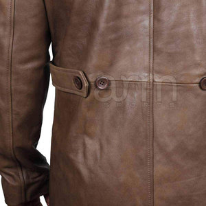 Abrigo de Cuero para Hombre, Diseño 2026, Personalizado, de Alta Calidad, Abrigo Largo de Invierno, Precio al por Mayor - Product Image 6