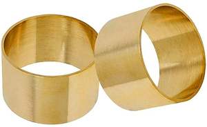 Anillos de Servilleta Dorados de Estilo Vintage, Soportes Metálicos para Servilletas de Boda y Mesa, Anillos de Servilleta de Latón para el Hogar y Eventos - Product Image 3