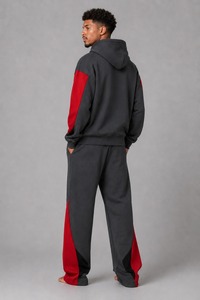 Servicios OEM, Chándal Informal de Invierno para Hombre, Hecho a Medida, 100% Algodón, Forro Polar, Anti-UV, Ligero, Frente Sólido, Talla Grande, Ecológico - Product Image 2