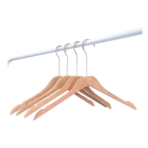 Good Quality Wooden <b>Clothes</b> hanger Home Storage Organization <b>Clothes</b> Hanger With Customised Wood & Logo - Product Image 5