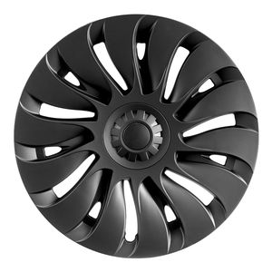 Tapacubos de 19 pulgadas para llantas de Model Y 2020-2024, ajuste perfecto, de ABS y PC, con cinta de sujeción y orificio para válvula. - Product Image 1