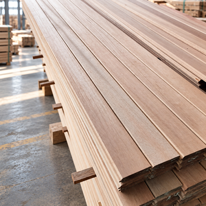 Planche de bois industrielle de qualité supérieure pour usage en entrepôt, finition brun clair - Product Image 1