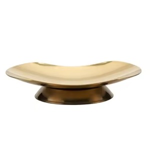 Rust Free Stainless Steel Oval <b>Soap</b> <b>Dish</b> Countertop <b>Soap</b> <b>Holder</b> Modern Bathroom Accessory For Home & Hotel Use Great Price - Product Image 3