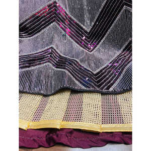 Diseñador Lehenga Choli con Dori y Heavy Sequence Work para decoraciones de mesa de boda - Product Image 1