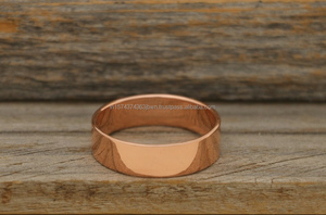 Handmade 100% Pure Copper Krittika Jewelers Mould Made Unisex <b>Ring</b> Best Quality Classic Style Daily Wear Weddings Anniversaries - Product Image 3