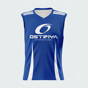 Camisetas de Hombre al por Mayor, Personalizadas, Cuello en V, Color Sólido en la Parte Delantera, Impresión por Sublimación, Secado Rápido, Transpirables, 100% Poliéster Tejido - Product Image 4