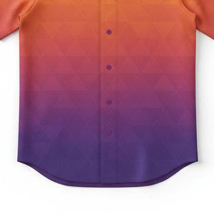 Maillot de baseball personnalisé, uniformes d'équipe en sublimation intégrale, vente en gros, tissu en maille respirant, vêtements de sport pour hommes, chemise boutonnée - Product Image 4