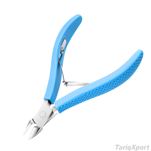 Professional Nail Cuticle Cutter <b>Remover</b> Nippers Stainless Steel Non-Slip Silicone Handle Light Green CE Toenail Gift <b>Box</b> - Product Image 5
