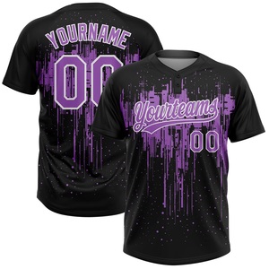 Jersey de Softbol de Alta Calidad con Botones Completos, Ropa Deportiva Personalizada para Equipos, Impresión por Sublimación, Proveedor de Ropa Deportiva OEM ODM - Product Image 2