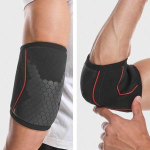 OEM Custom Unisex Compression Elbow Sleeve High Quality Fitness Exercise Gym Workout Weightlifting - Product Image 4